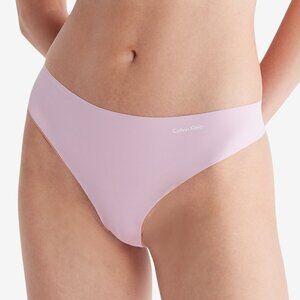 #850 Calvin Klein Women's Invisibles Thong Underwear D3428 - Mauve Mist